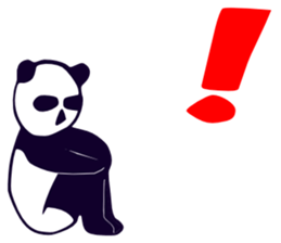 Although I am a panda, am I problematic? sticker #2540434