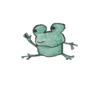 the frog sticker #2541330