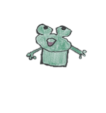 the frog sticker #2541334