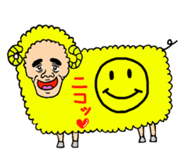 Sheep uncle sticker #2542578