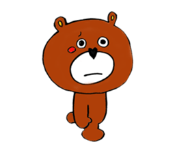Bear full of love,Kumasuke sticker #2542781