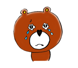 Bear full of love,Kumasuke sticker #2542783