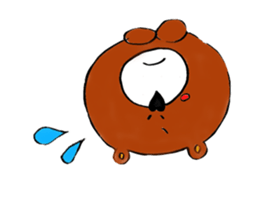 Bear full of love,Kumasuke sticker #2542784