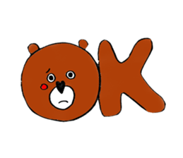 Bear full of love,Kumasuke sticker #2542786