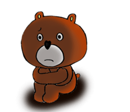 Bear full of love,Kumasuke sticker #2542789
