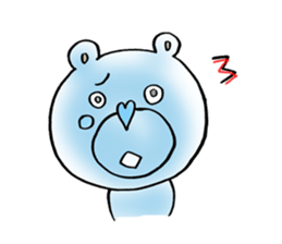 Bear full of love,Kumasuke sticker #2542790