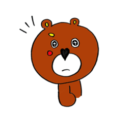 Bear full of love,Kumasuke sticker #2542792