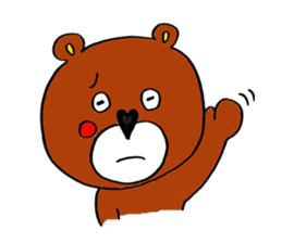 Bear full of love,Kumasuke sticker #2542794
