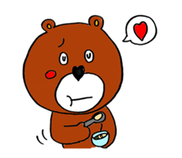 Bear full of love,Kumasuke sticker #2542803