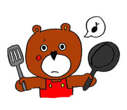 Bear full of love,Kumasuke sticker #2542807