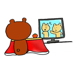 Bear full of love,Kumasuke sticker #2542811