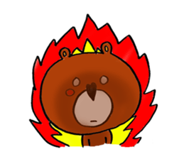 Bear full of love,Kumasuke sticker #2542816