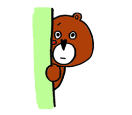 Bear full of love,Kumasuke sticker #2542817