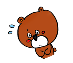 Bear full of love,Kumasuke sticker #2542820