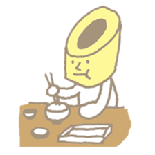 Every day of a fishcake tube sticker #2543227