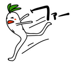 Radish. DAIKON-kun 3 sticker #2543388