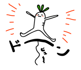 Radish. DAIKON-kun 3 sticker #2543391