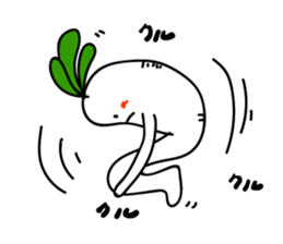 Radish. DAIKON-kun 3 sticker #2543392