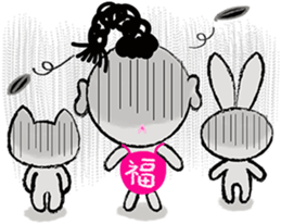 happiness children&walnut planet's baby sticker #2543478