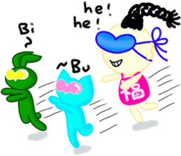 happiness children&walnut planet's baby sticker #2543484