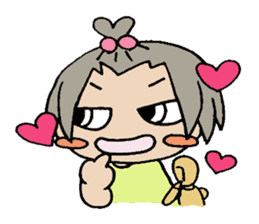 Friends Mok-chan and I sticker #2543640