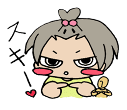 Friends Mok-chan and I sticker #2543641