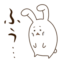 Round rabbit sticker sticker #2543839