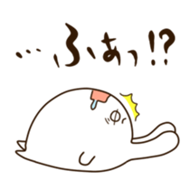 Round rabbit sticker sticker #2543843