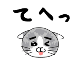 Cute Brow Cat sticker #2543912