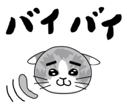 Cute Brow Cat sticker #2543917