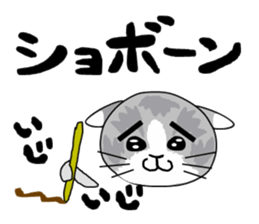 Cute Brow Cat sticker #2543931