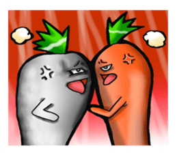 We vegetarian!! sticker #2544932