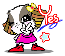 Love love Shih Tzu sticker #2545089