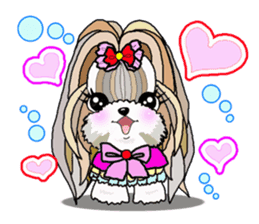 Love love Shih Tzu sticker #2545096