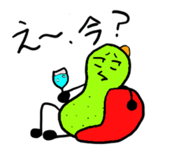 lazy pear sticker #2545483