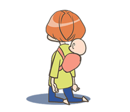 Mom & Baby stamp sticker #2545707