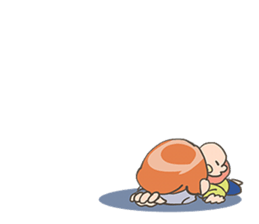 Mom & Baby stamp sticker #2545709