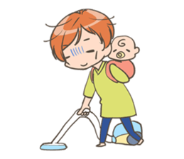 Mom & Baby stamp sticker #2545715