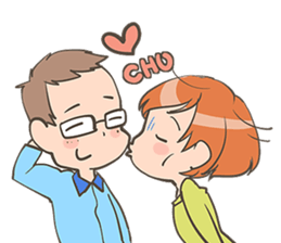 Mom & Baby stamp sticker #2545739