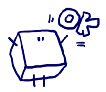 Boys like the box (Tofu) sticker #2545947