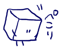 Boys like the box (Tofu) sticker #2545976