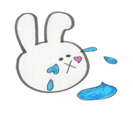 a funny rabbit sticker #2546147
