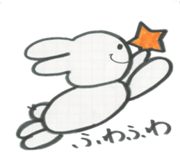 a funny rabbit sticker #2546159