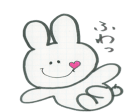 a funny rabbit sticker #2546160