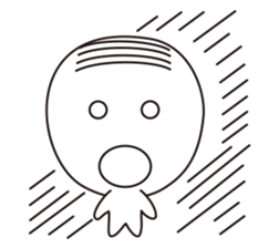 comb-over sticker #2548047