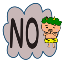 Message Sticker of cute demon sticker #2548281