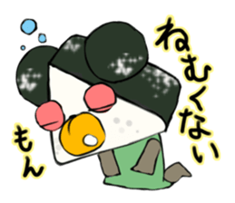 A bear and rice ball sticker #2548512