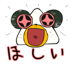 A bear and rice ball sticker #2548517