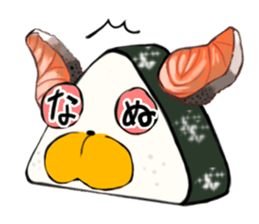 A bear and rice ball sticker #2548521