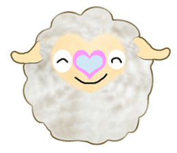 Pretty  kawaii sheep sticker #2548542